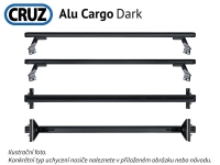 Střešní nosič Peugeot Expert 07-16, CRUZ ALU Cargo Dark