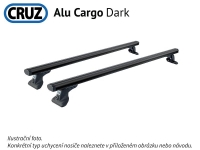 Střešní nosič Toyota Land Cruiser 3dv.02-, CRUZ ALU Cargo Dark