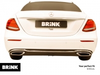 Tažné zařízení Mercedes Benz E sedan 2016/04- (W213), vertikální, BRINK