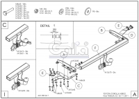 Tažné zařízení Toyota Corolla Verso 2004-2009, odnímatelný bajonet, Galia