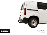 Tažné zařízení Toyota Proace City L1 (krátký) 2019-, vertikální, BRINK