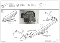 Tažné zařízení Toyota Yaris 20-, bajonet