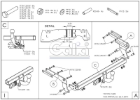 Tažné zařízení Toyota Yaris 2006-2011 (P90) , odnímatelný bajonet, Galia